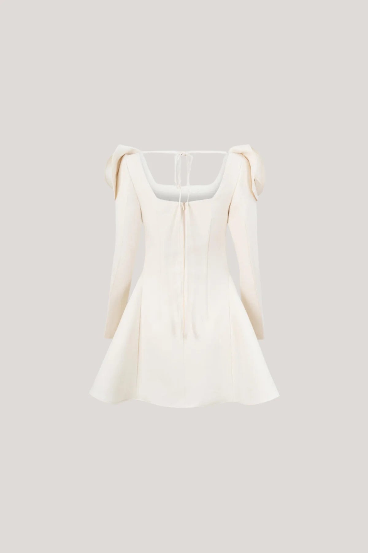 Elegant annette floral square neck mini dress