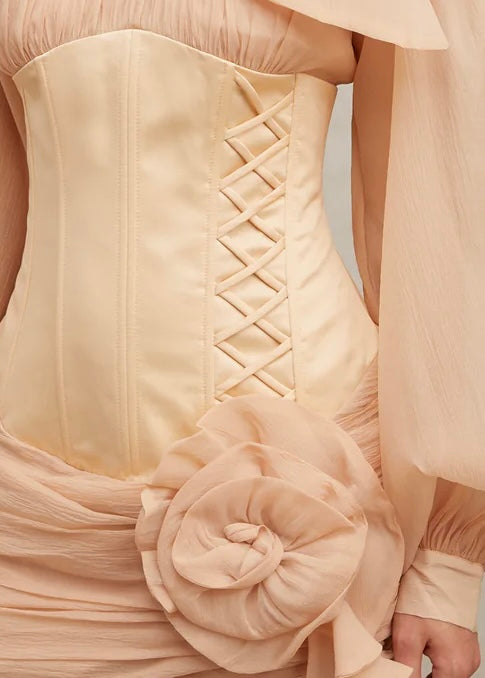 Ethereal shapewear mini dress
