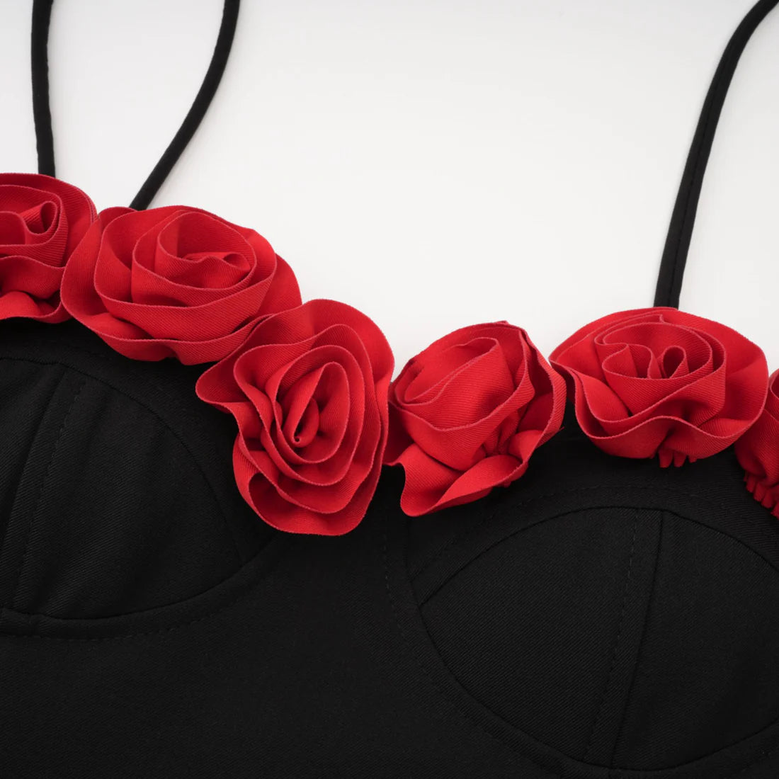 Midnight rose mini dress