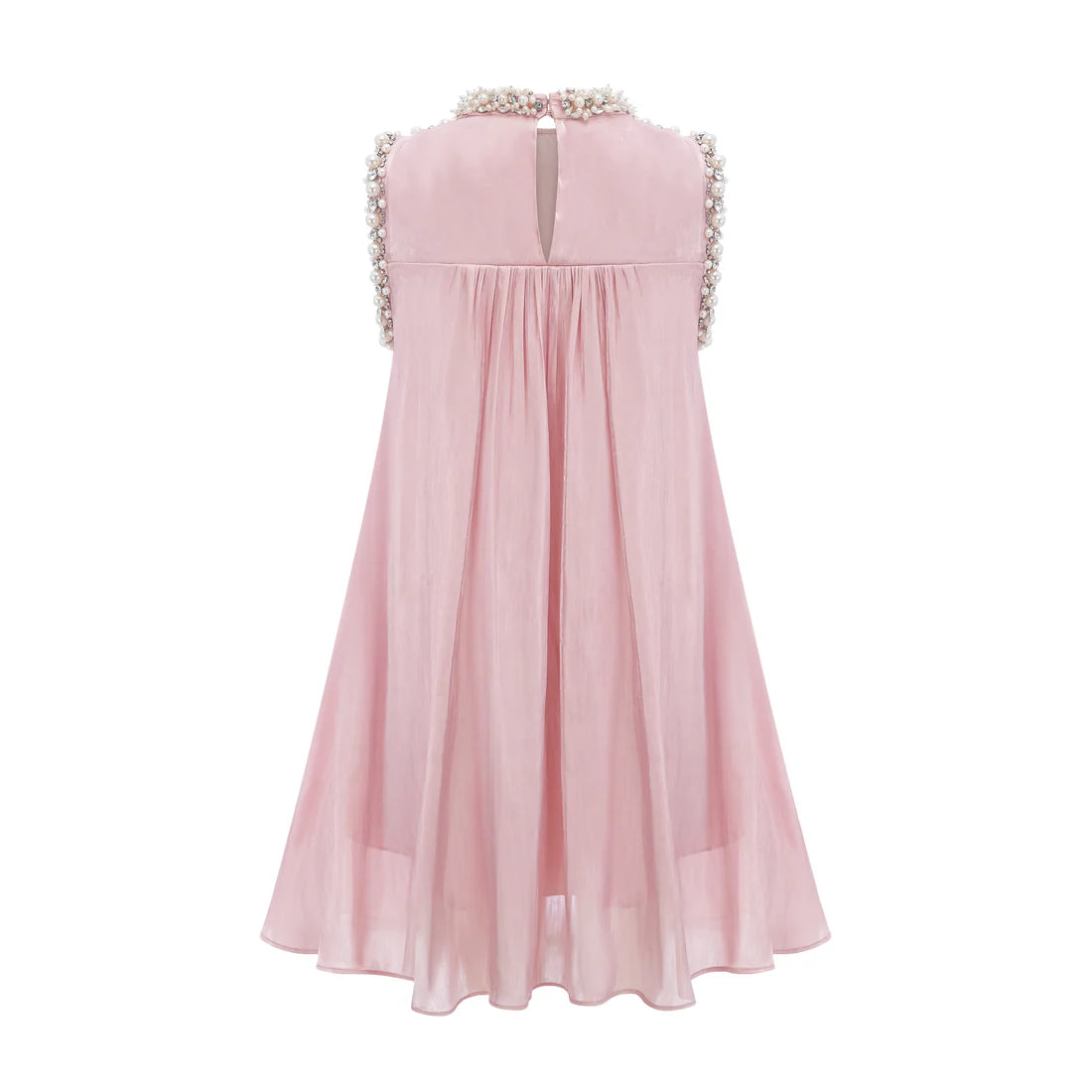 The Blush Pearl Fantasy Mini Dress