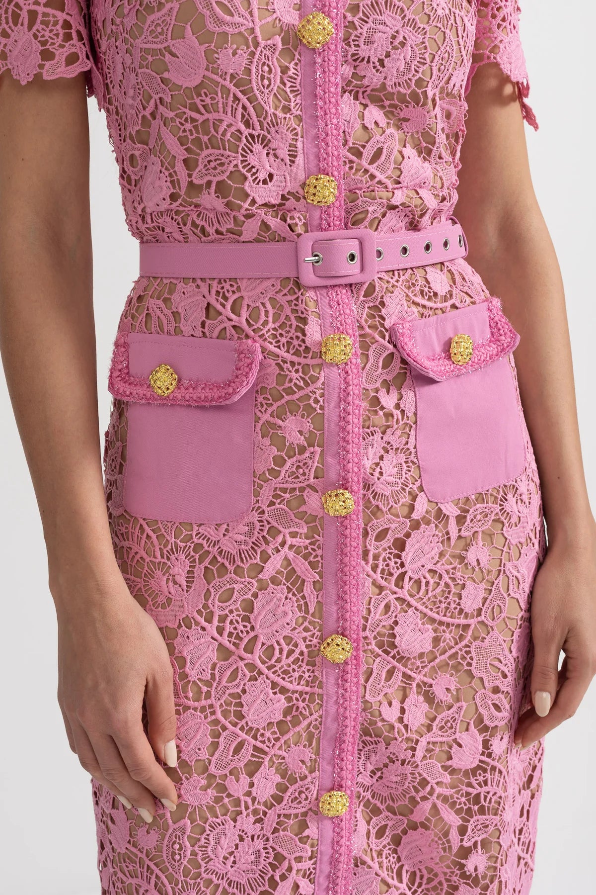 Rose Exquisite – The Lace Empress Midi Dress